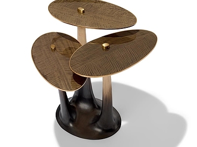 意式轻奢边几 边几 角几 茶几