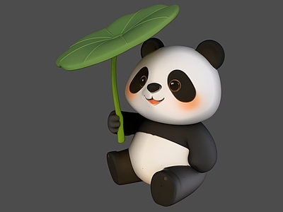 卡通风格虚拟人物 动物雕塑