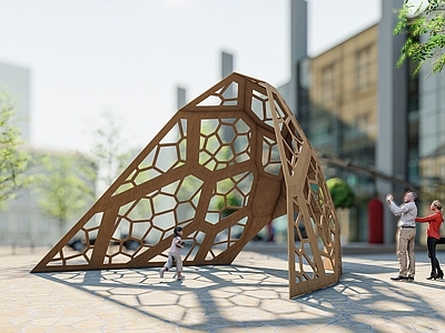 参数化设计亭子 异形亭 遮挡设施 景观廊架 景观构筑物 艺术装置