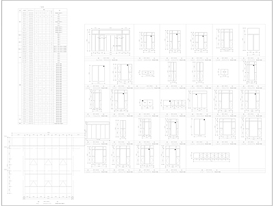 现代商业综合体 集中商 施工图