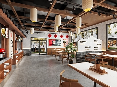 新中式面馆 螺蛳粉店餐饮店