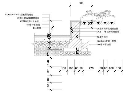 现代停车场 车轮后挡 施工图