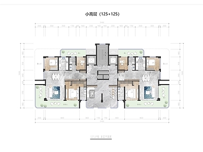 多层住宅 四代住宅建筑平面 施工图