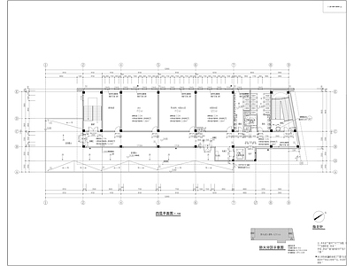 现代学校建筑 学生服务中心图纸 施工图