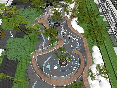 现代景观儿童游乐空间