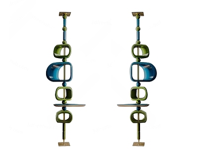 现代艺术装置书架 多巴胺书架 儿童书架 落地书架