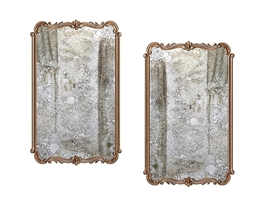 中古风镜子 法式镜子 镜子