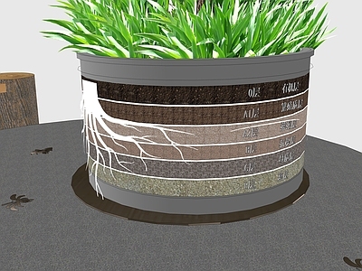 现代自然主义其他景观小品 科普树池 自然科普器材 儿童科普器材 自然课堂