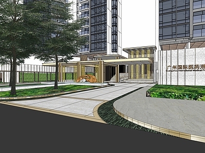 新中式小区景观