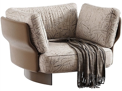 现代简约单人沙发 Minotti