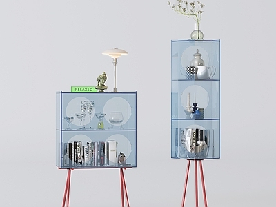 现代简约储物柜 亚克力储物柜