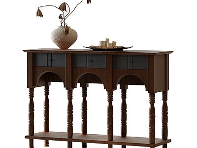 中古风玄关柜