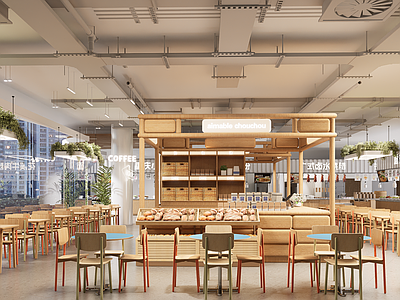 原木风美食城 网红打卡美食城 网红商场餐厅店铺 网红商场小吃城 网红美食城座椅 网红打卡员工餐厅