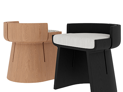 现代极简休闲椅