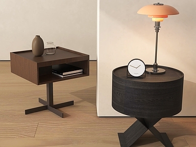 现代简约边几 现代简约床头柜 现代床头柜 方形床头柜 圆形床头柜 成人床头柜