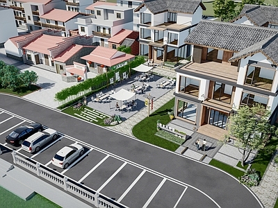 新中式文旅项目景观 乡村文旅 乡村建筑 乡村民宿 乡村规划 乡村营地