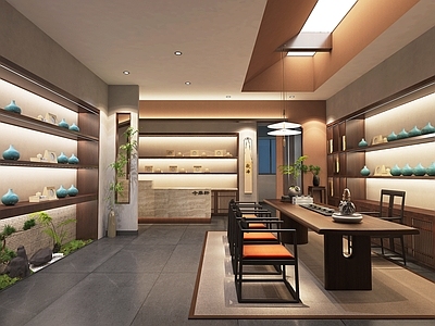 新中式茶叶店