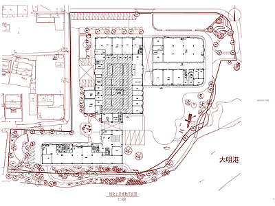 其他商业景观 邻里中心室外景观 小品铺装 植物设计 顶板挤塑板 施工图