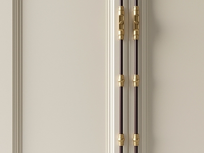 法式拉手 柜门 材料构件