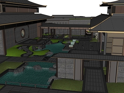 新中式四合院