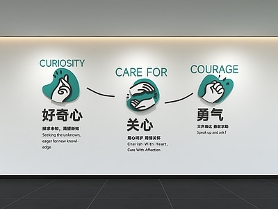 现代简约文化墙 现代企业文化墙 展示墙 标语 口号 宣传栏