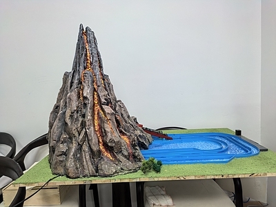 中式假山水景图库 塑石假山 钢结构 施工图