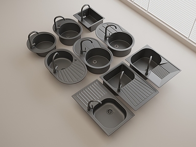 极简水槽 水槽 水龙头 台盆