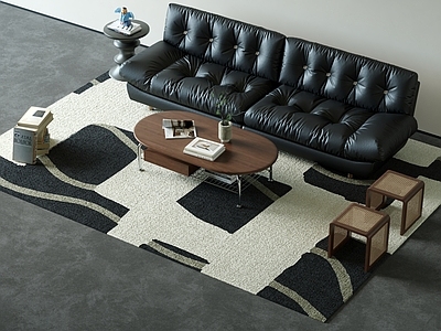 中古风三人沙发