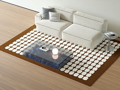 现代简约L型沙发