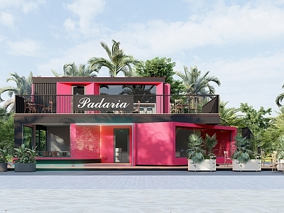 现代主义餐饮建筑