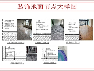 地面综合节点 地面节点大样图 施工图