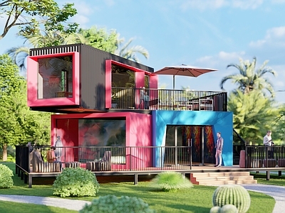 集装箱建筑民宿建筑