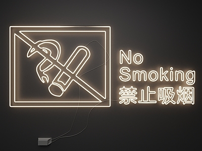 霓虹风格安全设施 霓虹灯