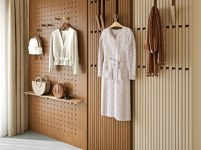 原木风挂钩 洞洞板   钢琴键挂衣钩  钢琴键  挂钩  洞洞板装饰架