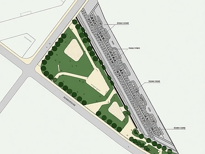 口袋公园 城市口袋公园 小型公园 施工图