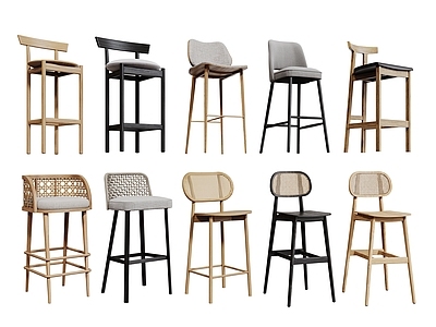 现代简约吧椅 现代吧椅 巴凳  高脚椅 高脚凳 休闲椅
