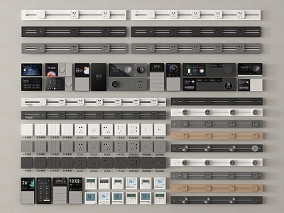 极简主义开关插座