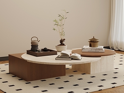 原木茶几