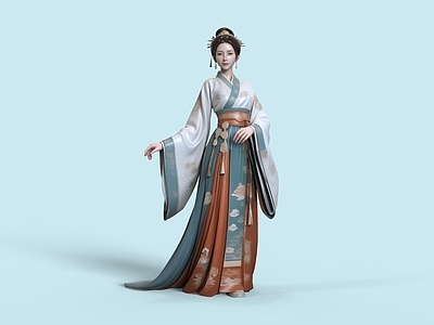 宋式美学女人 汉服 古装 美女 汉服美女 中式少女
