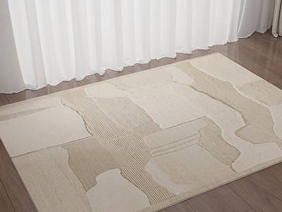 奶油风地毯 奶油侘寂地毯