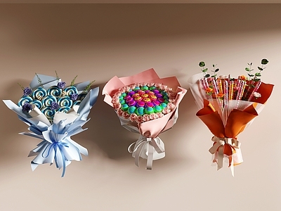 甜系创意花束风花艺