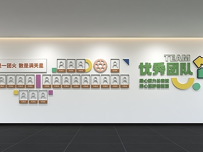 现代简约文化墙 现代企业文化墙 展示墙 标语 口号 宣传栏