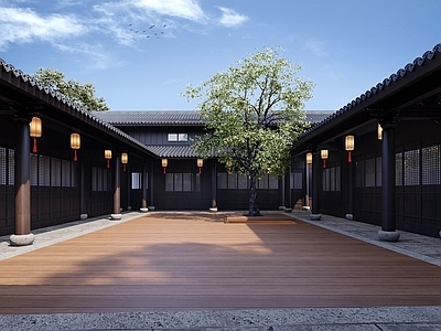 新中式四合院