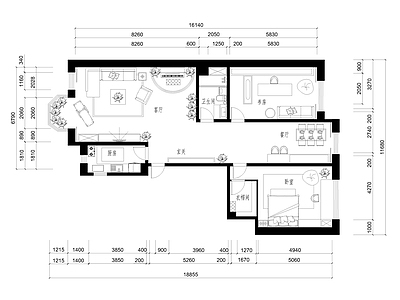 高层住宅 建筑 室内 施工图