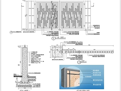 小区主入口 钢制消防门详图 施工图