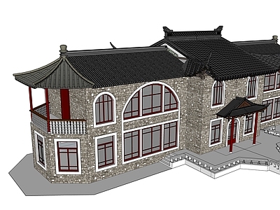 新中式风格建筑