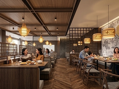 新中式中餐厅 现代中式中餐厅