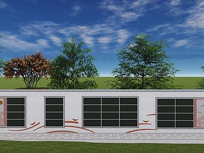 新中式围墙 壁葬 节地葬