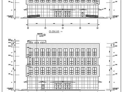 现代办公楼建筑 办公楼建 施工图