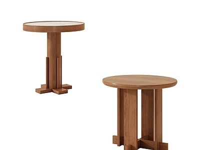 中古风边几 角几 圆几 茶几 边几 圆桌